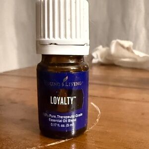 Young Living Loyalty Essential Oil in Blue and White